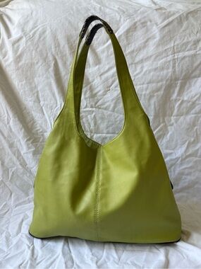 Green Leather Shoulder Bag
